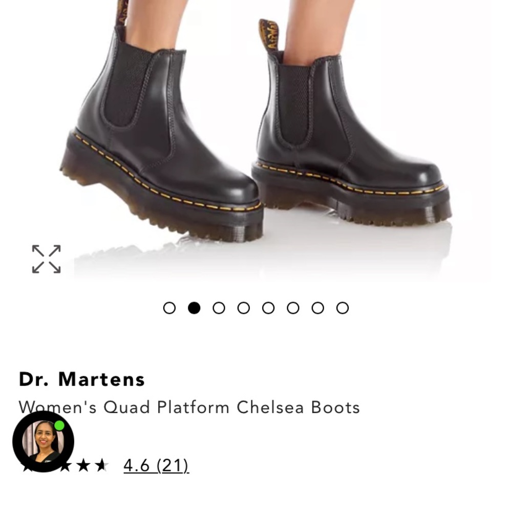 Dr. Marten’s Platform Quad Chelsea Boots